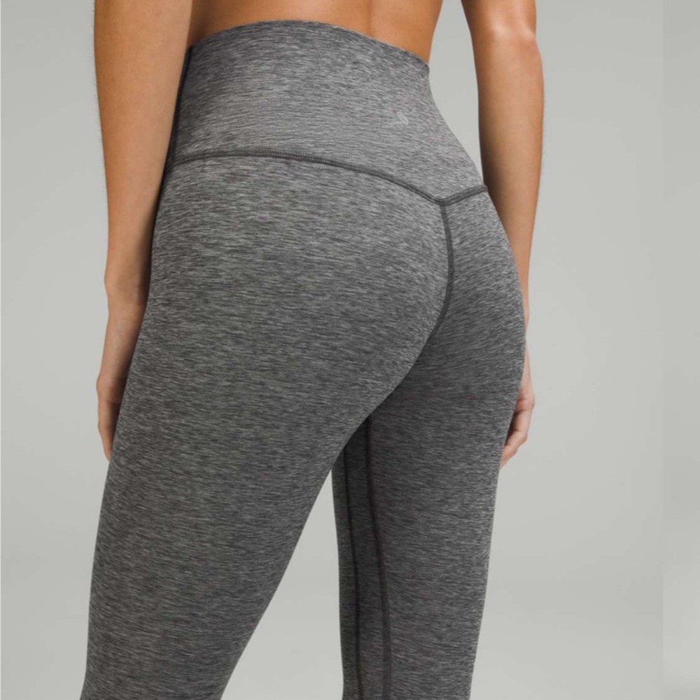 Lululemon Heathered Graphite Grey High-Rise Pants 28” - Picture 3 of 11